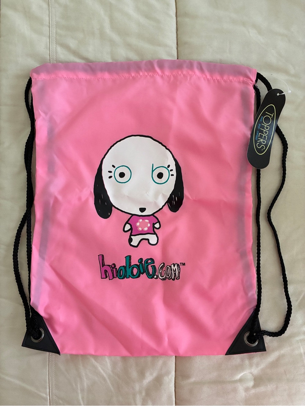 NWT Toppers Pink Sport Pack/Drawstring Backpack